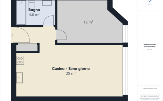 BARBENGO – AFFITTASI APPARTAMENTO DI 2.5 LOCALI